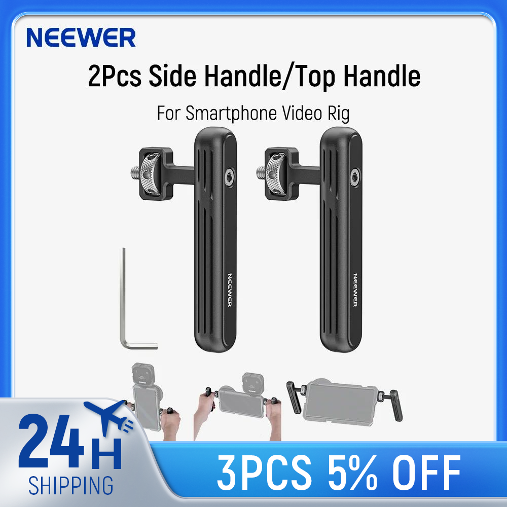Camera Cage Rig - NEEWER 2PACK Rotatable Side Handle/Top Handle