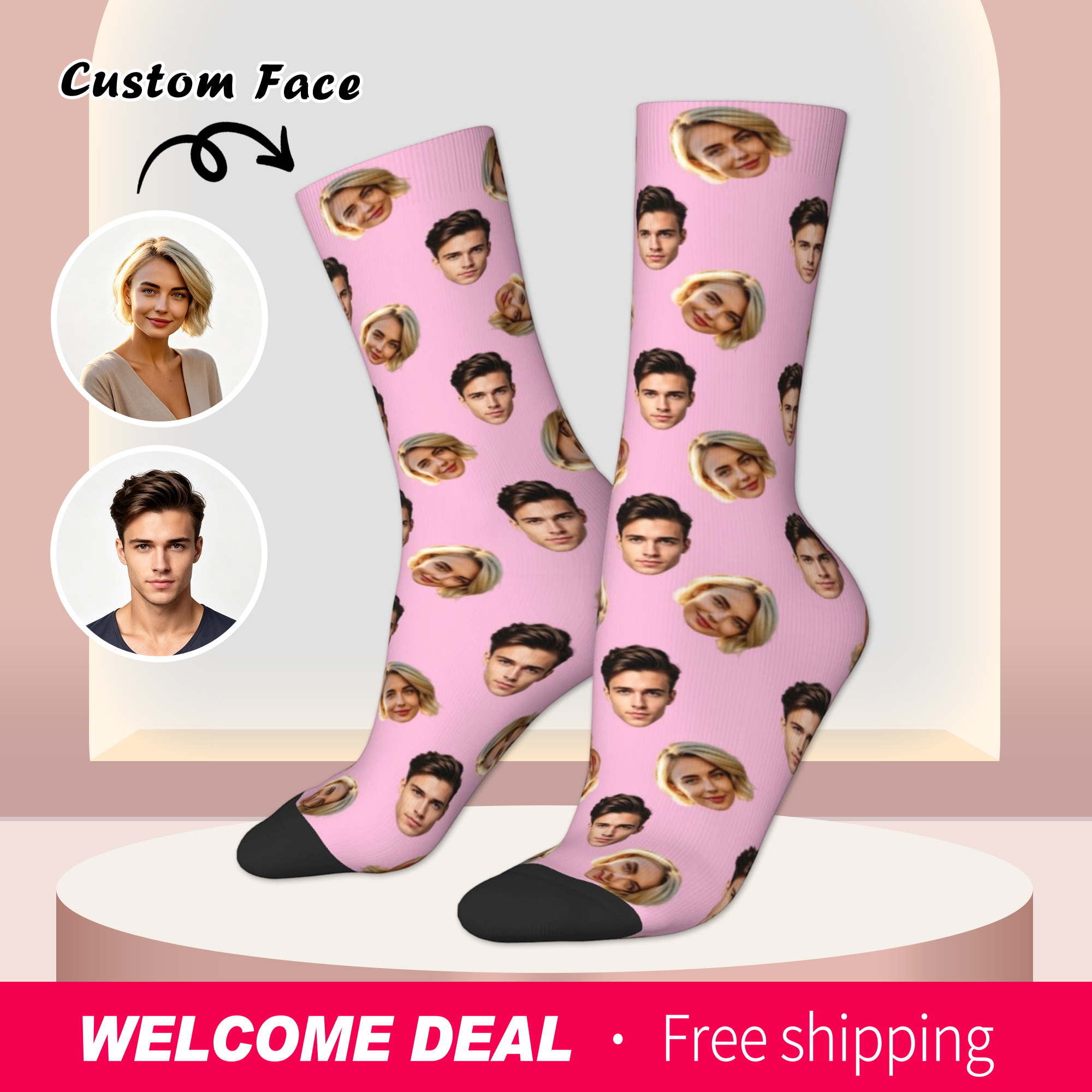 Photography Object - Custom avatar socks for men and