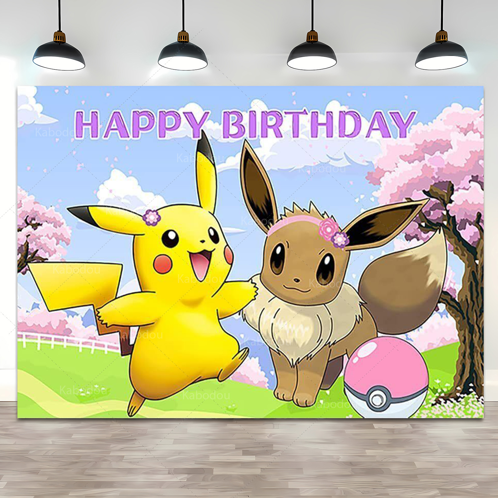 Pokemon Eevee Birthday Party B - Photography Composition recension och pris