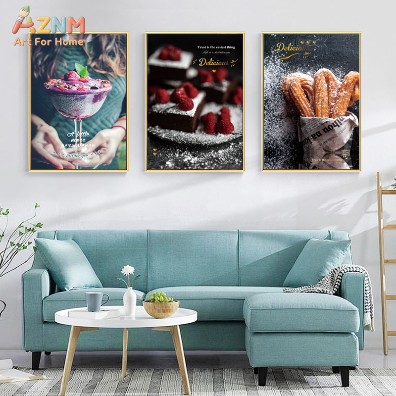AZNM 3PCS Delicious Dessert Ca - Photography Quotes Inspirational recension och pris