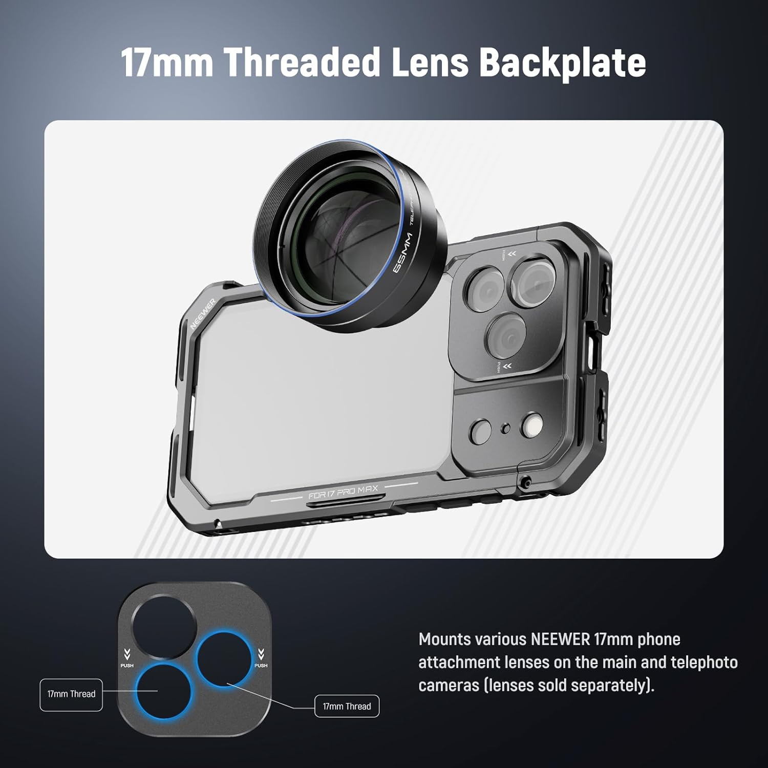 NEEWER Phone Cage for iPhone 1 - Camera Cage Rig recension och pris