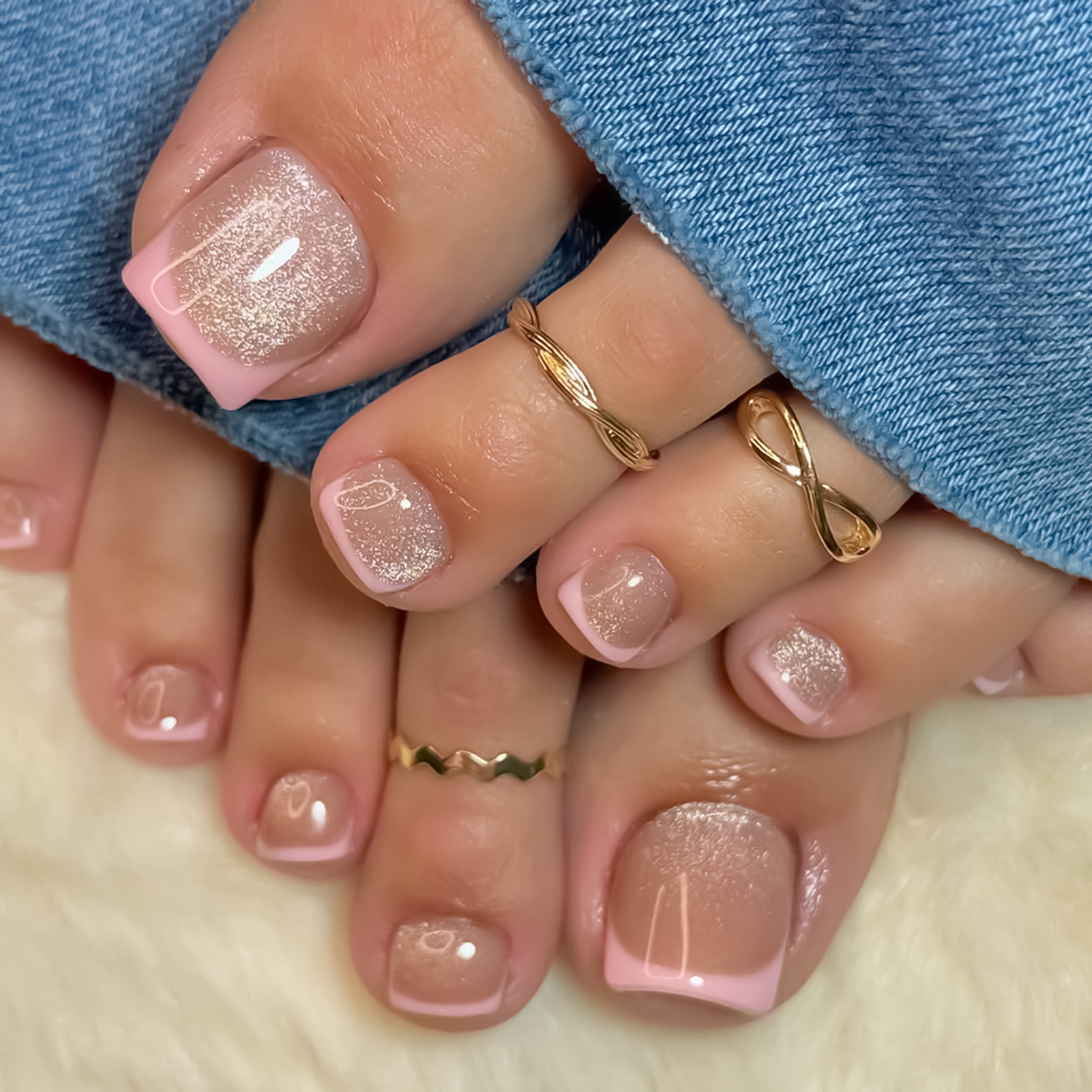 Nude Pink Color Fake Toenails  - Photography Tips recension och pris