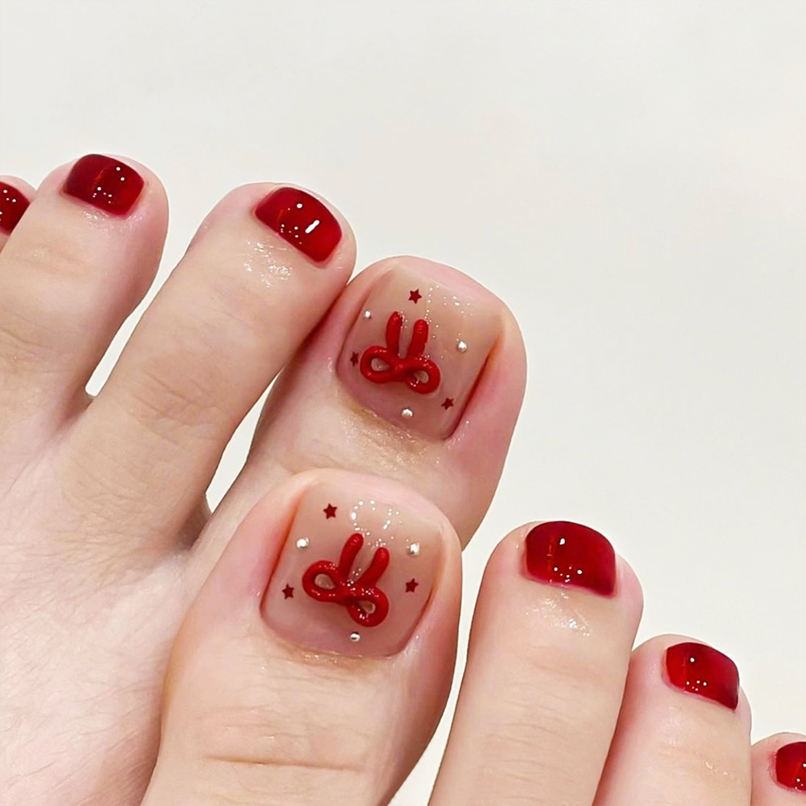 Nude Pink Color Fake Toenails  - Photography Tips recension och pris