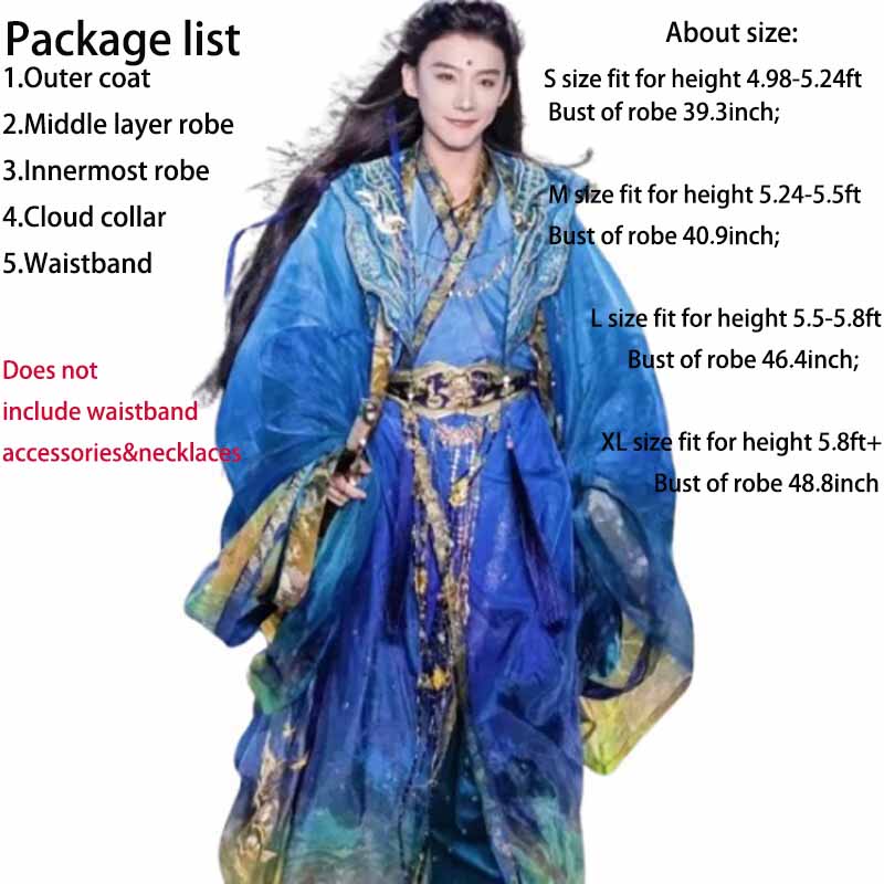 Luxury Chinese Hanfu Men Ancie - Photography Of A Man recension och pris