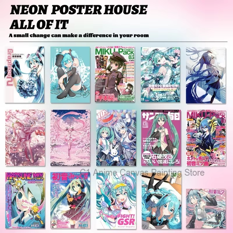 1pc frameless Hatsune Miku Ani - Photography Studio recension och pris