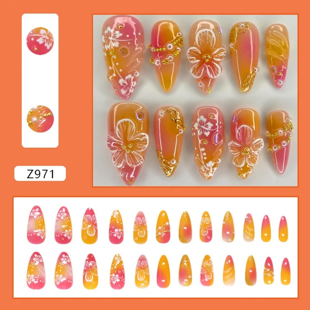 24Pcs Pink Gradient Almond Fak - Photography Tips recension och pris