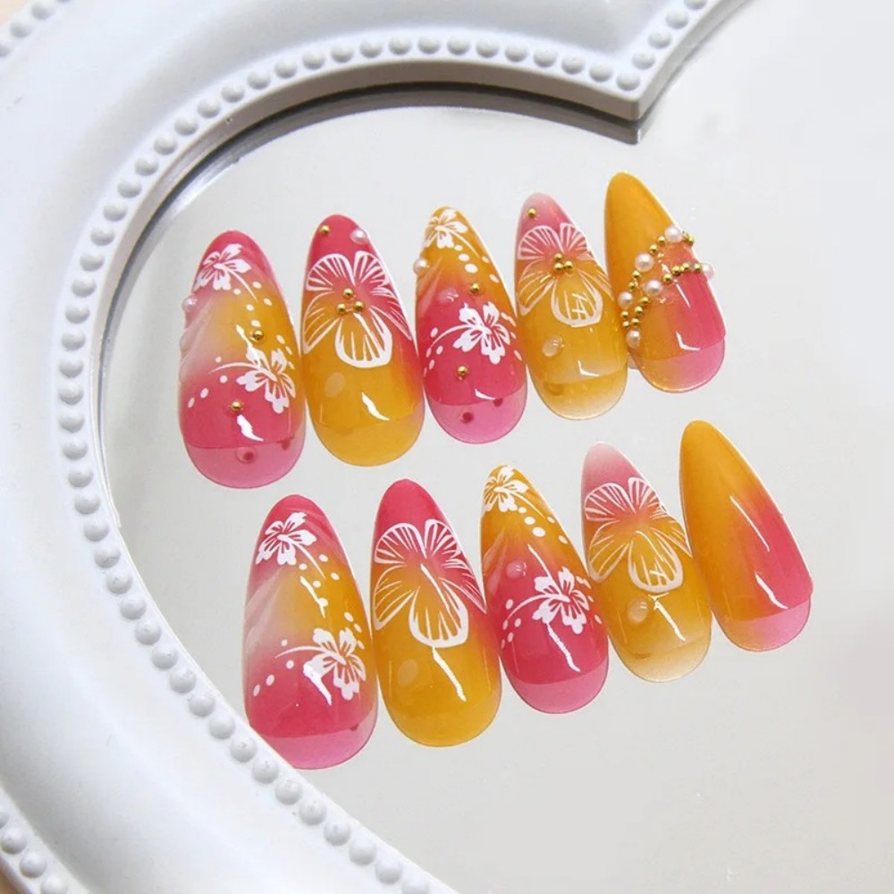 24Pcs Pink Gradient Almond Fak - Photography Tips recension och pris