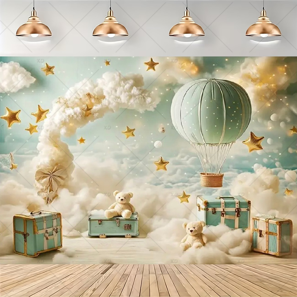 Teddy Bear Hot Air Balloon Bac - Photography Composition recension och pris