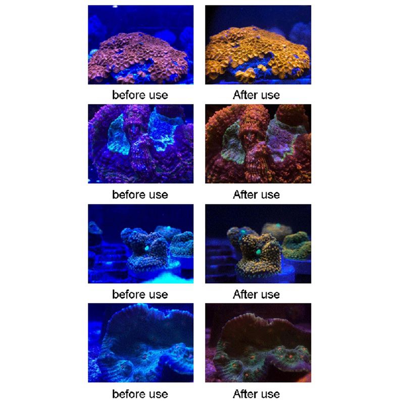 4X Aquarium Lens Fish Tank Pho - Photography Yellow Filter recension och pris