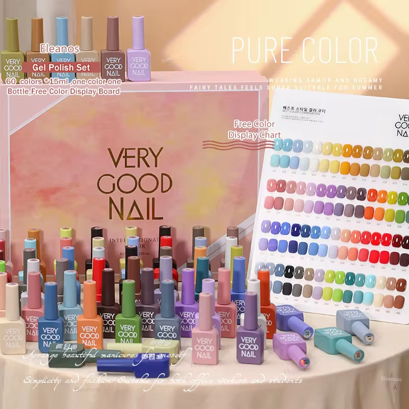 Eleanos 60pcs Very Good Nail G - Color Checker Card recension och pris