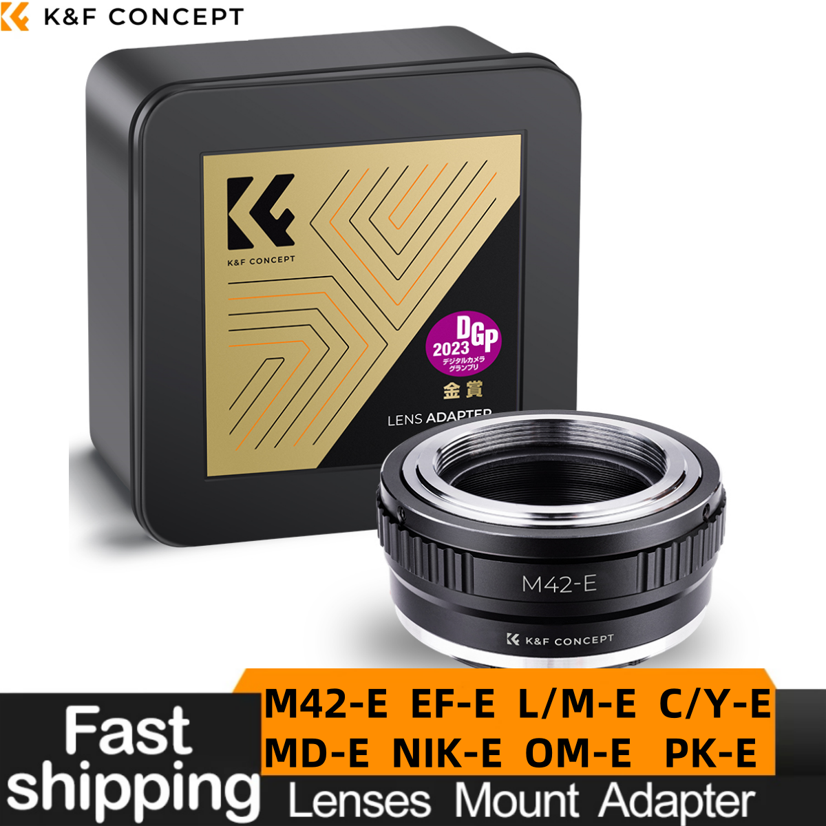K&F CONCEPT Lens Adapter for M - Macro Extension Tube recension och pris