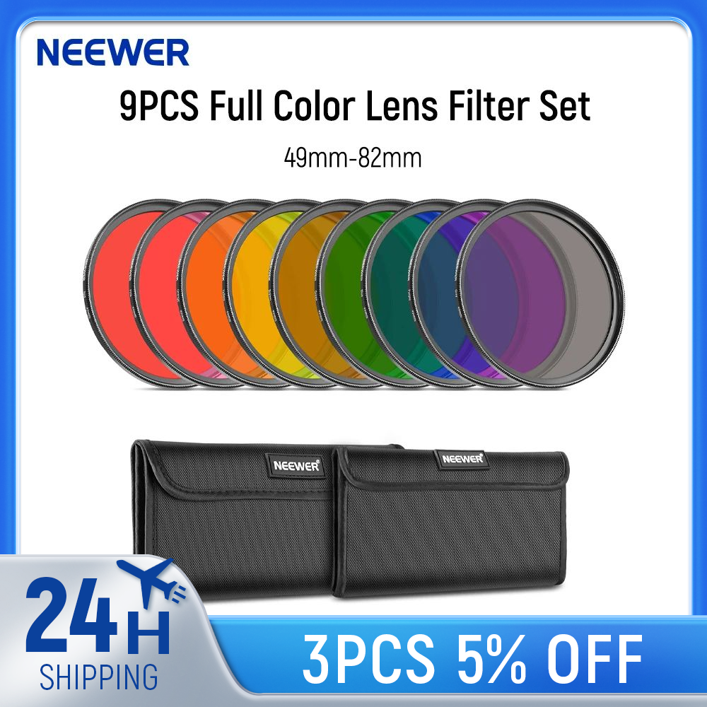 NEEWER 9PCS Full Color Lens Fi - Photography Yellow Filter recension och pris