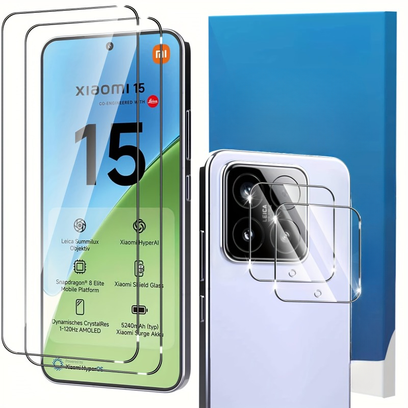 2+2Pcs Tempered Glass Screen P - Xiaomi Photography Kit 15 Ultra recension och pris