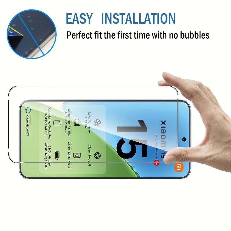 2+2Pcs Tempered Glass Screen P - Xiaomi Photography Kit 15 Ultra recension och pris