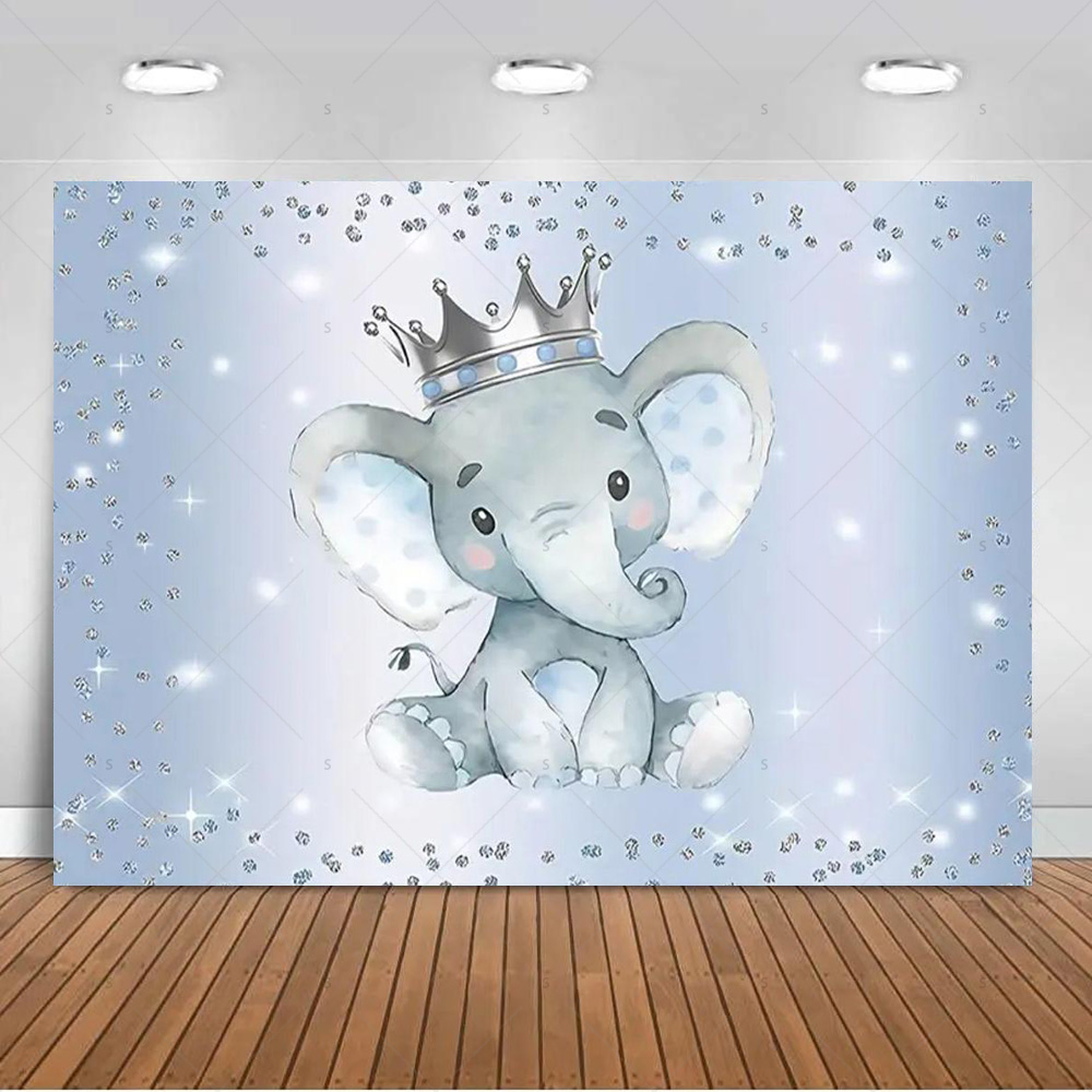 Cartoon Elephant  Birthday Par - Photography Composition recension och pris