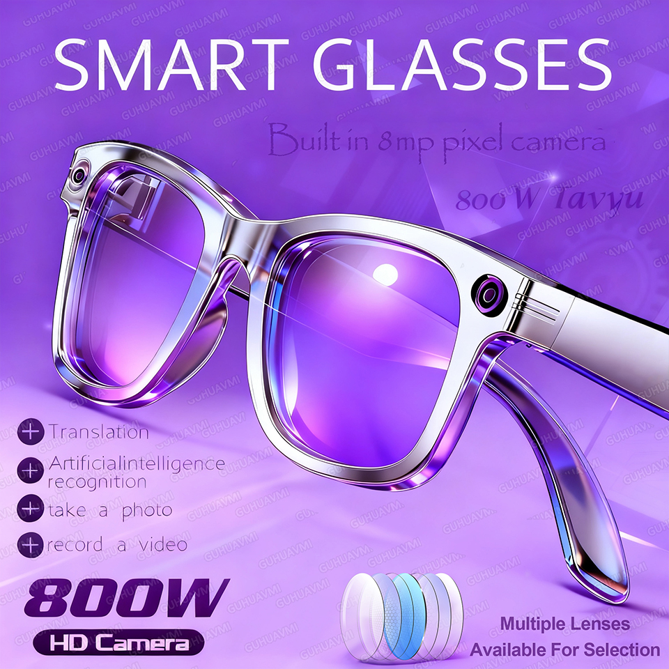 New 8MP Camera Smart Glasses P - Photography Of A Man recension och pris