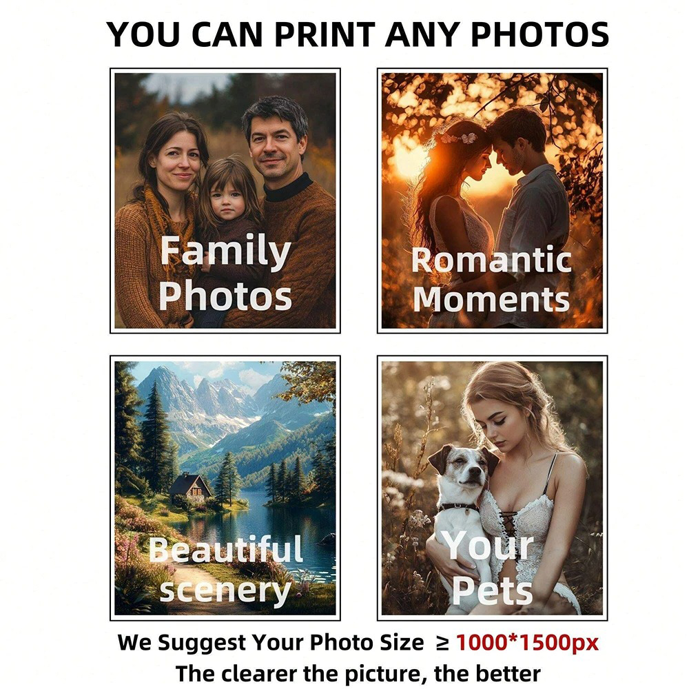 1pc Frameless Personalize Cust - Photography Object recension och pris