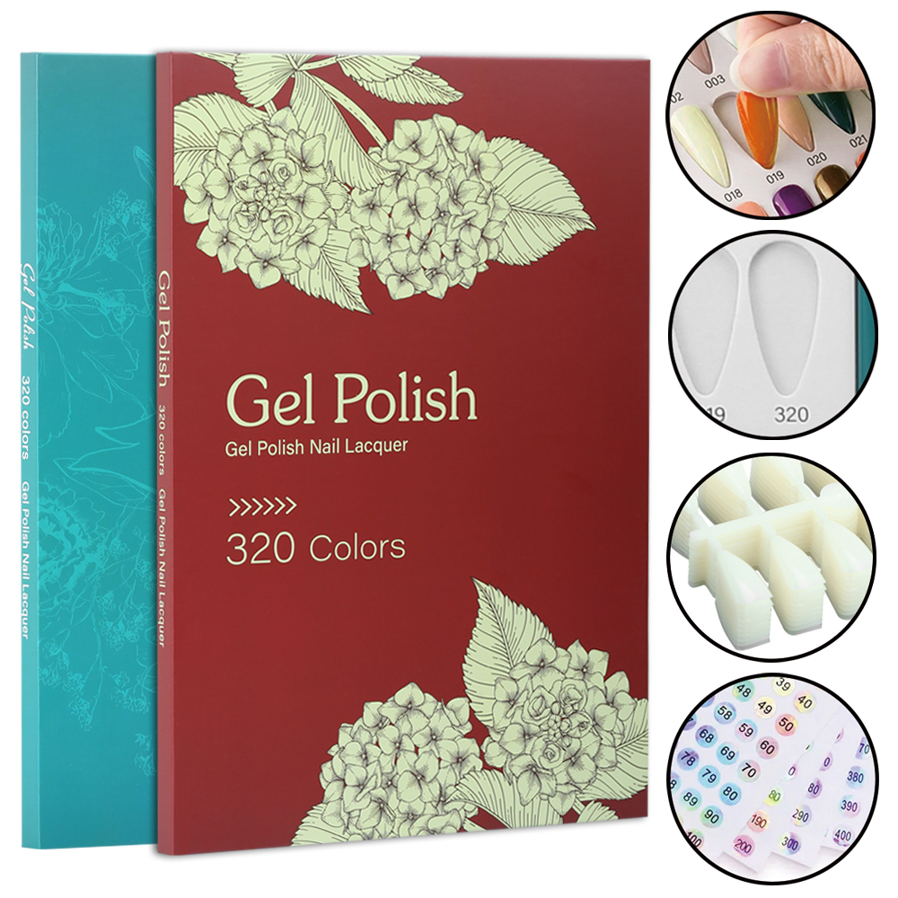 New 320 Nail Polish Coloring B - Color Checker Card recension och pris