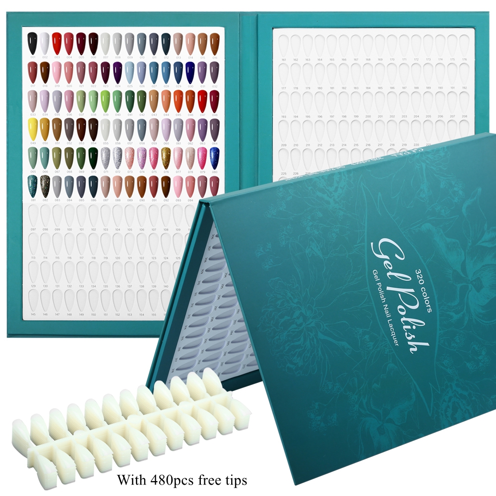 New 320 Nail Polish Coloring B - Color Checker Card recension och pris