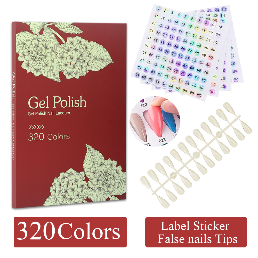 New 320 Nail Polish Coloring B - Color Checker Card recension och pris