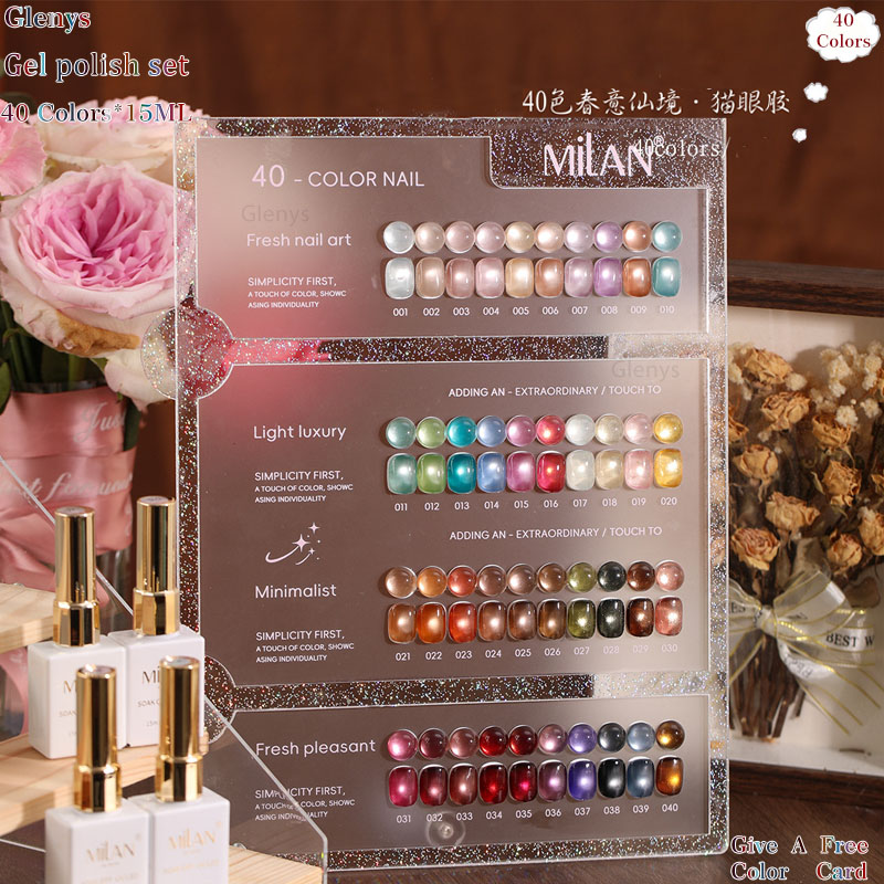 Glenys 50 Pieces * 15ml Cat's  - Color Checker Card recension och pris