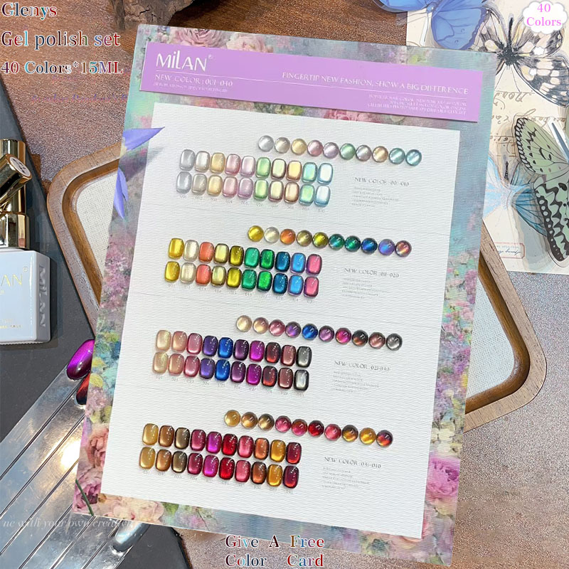 Glenys 50 Pieces * 15ml Cat's  - Color Checker Card recension och pris