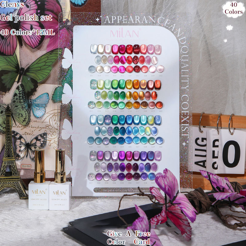 Glenys 50 Pieces * 15ml Cat's  - Color Checker Card recension och pris