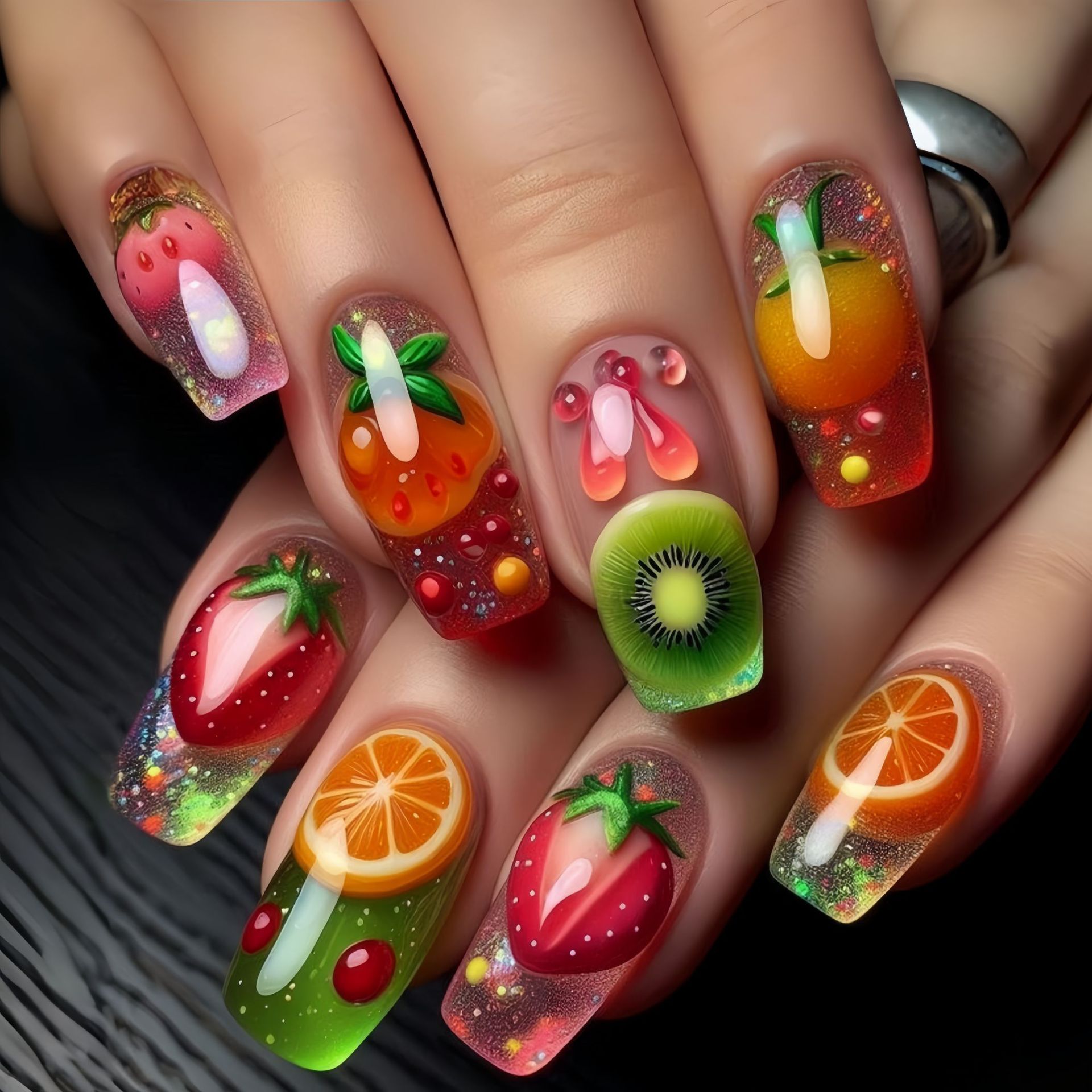Medium long fake nails for wom - Photography Tips recension och pris