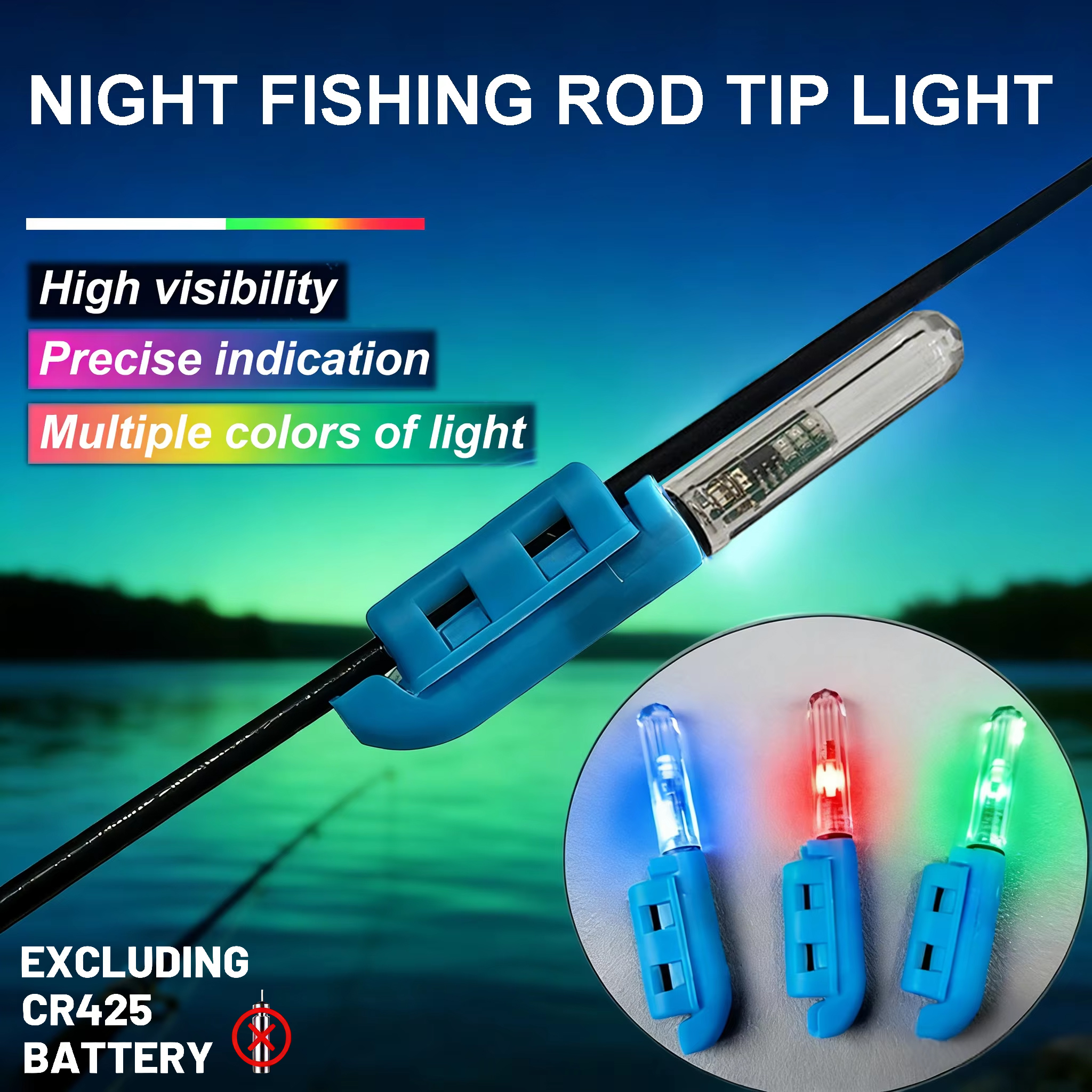 2-20PCS Fishing Rod Tip Light, - Photography Tips recension och pris