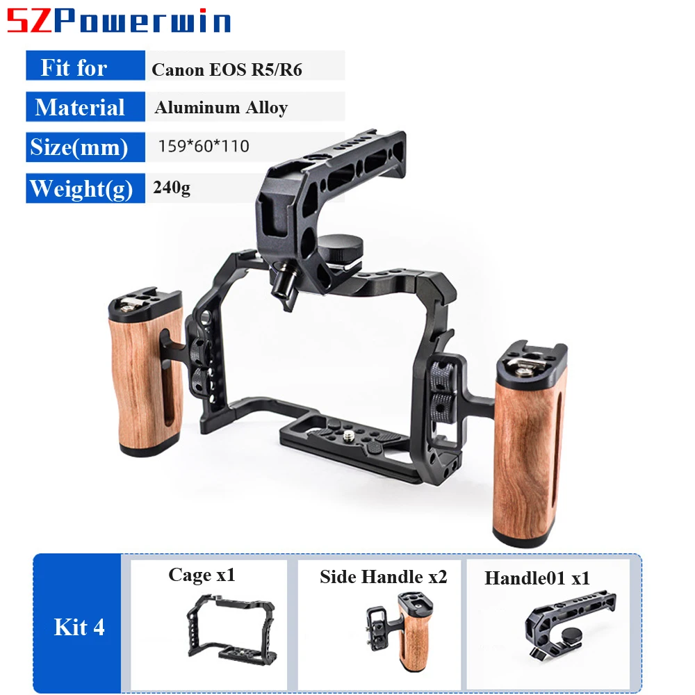 Powerwin For Canon EOS R5 R6 C - Camera Cage Rig recension och pris