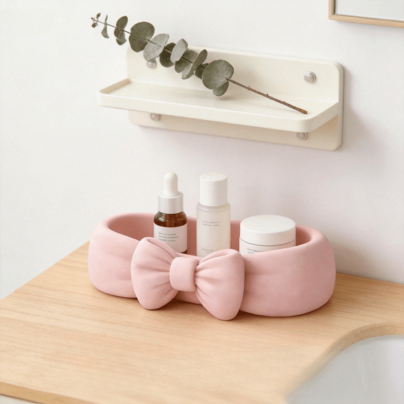 Cute Bow Shaped Makeup Organiz - Beauty Dish Softbox recension och pris