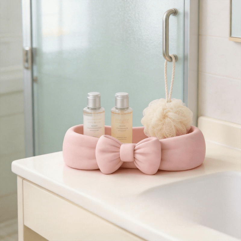 Cute Bow Shaped Makeup Organiz - Beauty Dish Softbox recension och pris