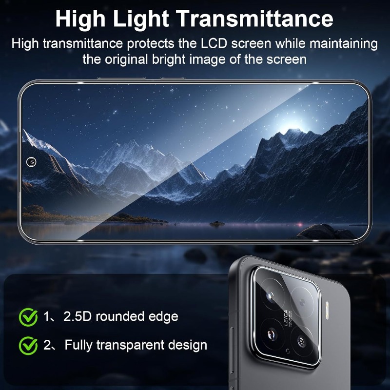 2Pcs Screen Protectors With 2P - Xiaomi Photography Kit 15 Ultra recension och pris