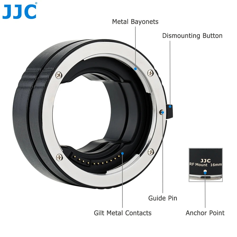 JJC RF Mount Auto Focus Macro  - Macro Extension Tube recension och pris