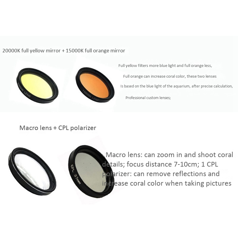 Aquarium Smartphone Camera Len - Photography Yellow Filter recension och pris