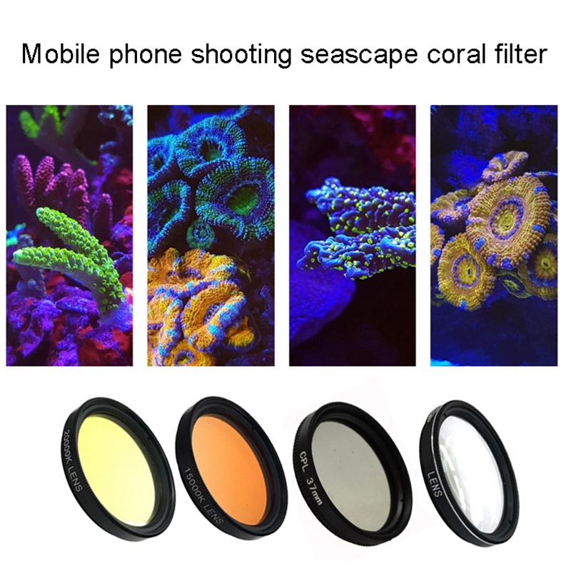 Aquarium Smartphone Camera Len - Photography Yellow Filter recension och pris