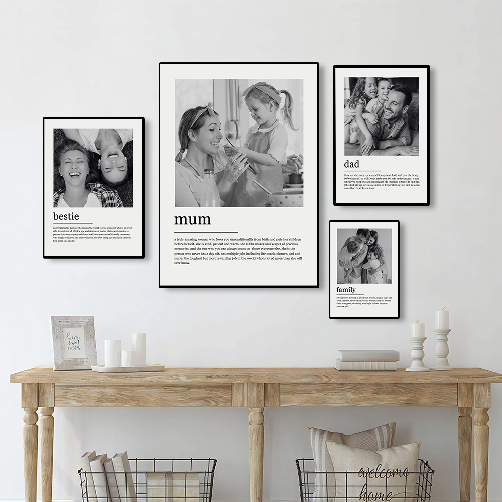 Custom Family Photo Canvas Pai - Photography Object recension och pris