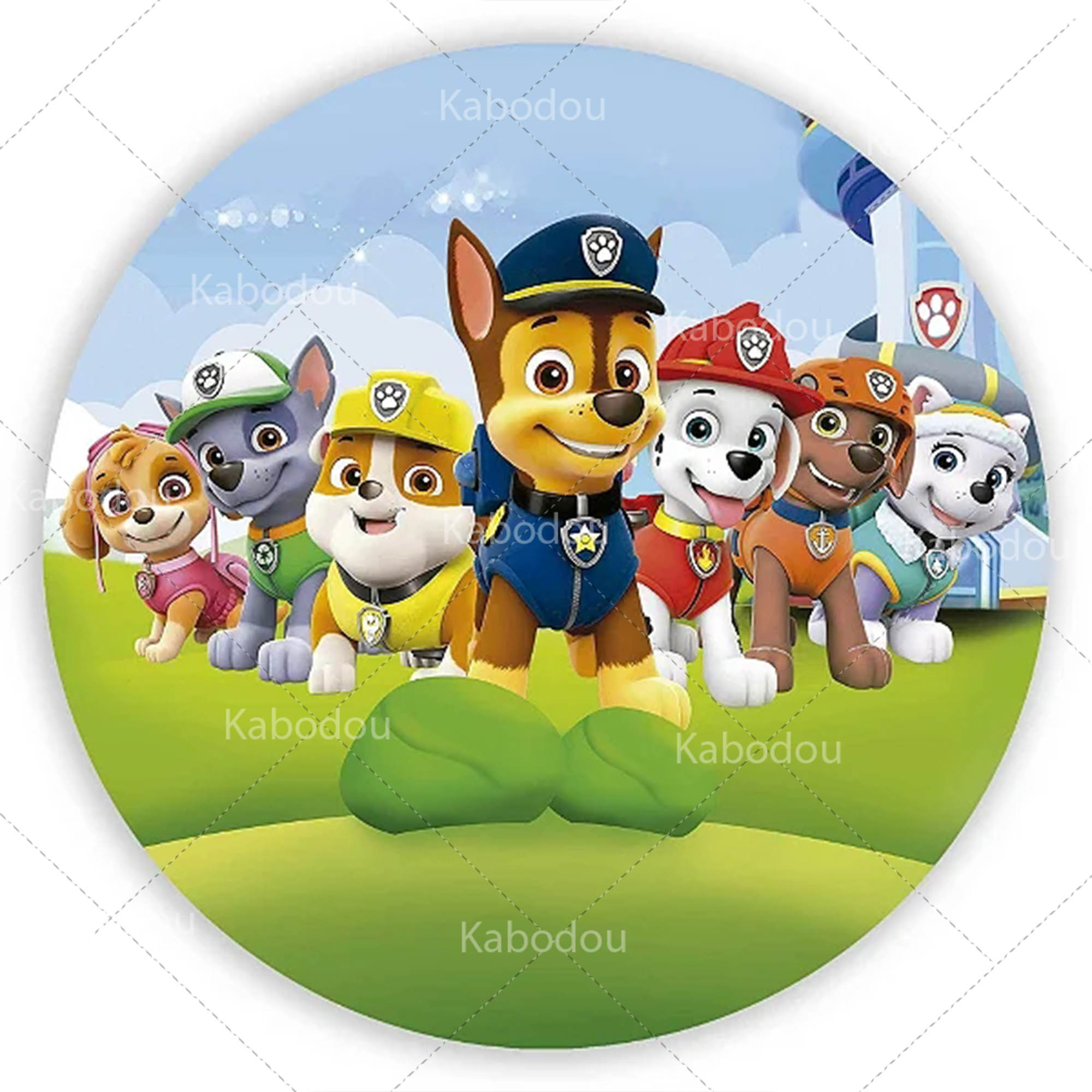 Paws Patrols Round Backdrop Do - Photography Composition recension och pris