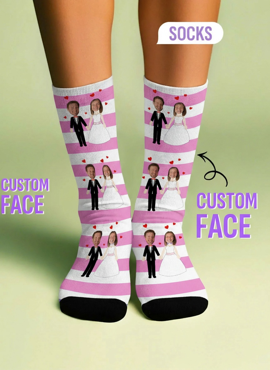 Custom Photo Socks Personalize - Photography Object recension och pris