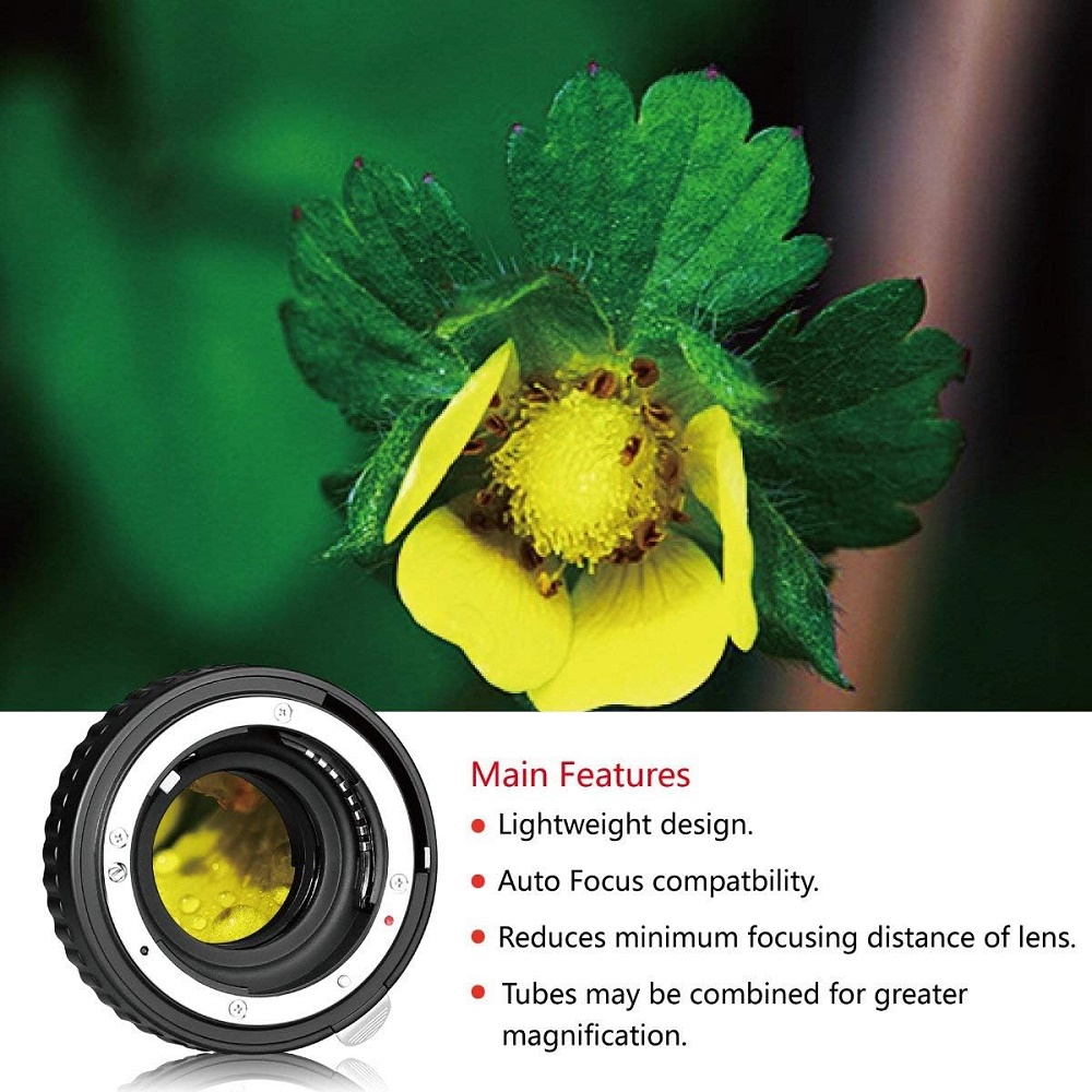 Meike Electronic Auto Foucs Ma - Macro Extension Tube recension och pris